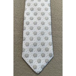 VINEYARD VINES SHEP & IAN BLUE w/ Ocean Breeze 100% SILK NECK TIE 58.5"